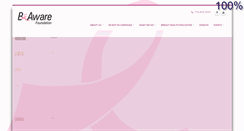 Desktop Screenshot of beawarefoundation.org